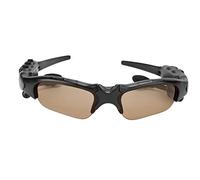 Ejoyous Bluetooth 5.0 Solar Sunglasses Headphone, 93g | Dark Brown Yellow Transparent Options, Hands-Free Calling, Outdoor Travel Driving, 150mAh Battery, 10m Range