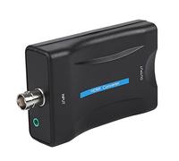 Ejoyous BNC to HDMI Converter, BNC to HDMI Adapter Display HD BNC to HDMI Connector DC 5V Mini HDMI Video Audio Converter, for PS2 PS3 PSP WII XBOX360