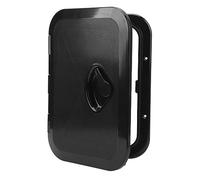 Ejoyous Boat Deck ABS Low Profile Access 10-5 8 X 14-3 4 Inch Rectangle Black Flush Lid with 7-1 2 X 11-1 2 Inch Opening for Boat Yacht RV Trailer (Black)