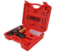 Ejoyous Brake Bleeding Kit, Vacuum Pump Pressure Tester Gauge Set, Manual Brake Bleeder Kit with Handheld Pressure Vacuum Pump Tester for Car Motorcycle Truck