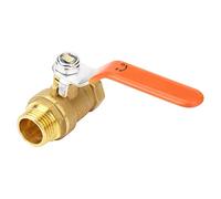 Ejoyous Brass Ball Valve, Male and Female Thread 1/2 DN15, with Dual Direction Flow and Easy Visual Handle, for Water Shutoff and Control Applications