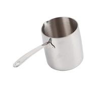 Ejoyous Butter Warmer Pot, Stainless Steel Milk Pot with 3 Layer Quick Heat Conduction, Precise Inner Scales and Hanging Hole, Small Saucepan for Melting Butter Heating Milk Making Sauce (900ML)