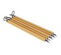 Ejoyous Calligraphy Dip Pen Ink, 5Pcs Wooden Dip Pen Illustration Dip Pen Handcrafted Manga Calligraphy Vintage Bamboo Drawing Painting Kit School Supplies (Angled nib set)