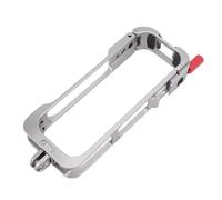 Ejoyous Camera Frame Cage, Aluminium Alloy Camera Protective Cage with Cold Shoe and 1 4 Screw Connector, Battery Access, Vertical Horizontal Mounting for X5 Travel Vlog