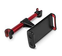 Ejoyous Car Headrest Mount 360 Degree Rotating Tablet Phone Holder, Aluminum Alloy, Suitable for Most Phones and Tablets, Ideal for Backseat Use (Red)