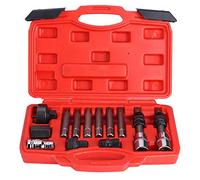 Ejoyous Car Vehicle Freewheel Removal Kit, Universal 13Pcs Alternator Freewheel Pulley Removal Socket Bit Set, Solid CR-V Carbon Steel Alternator Freewheel Belt Removal Pulley Set