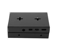Ejoyous Case for 4B, Aluminum Alloy Enclosure for with Cooling Vent and Full Port Access, Compact Housing 9 X 6 X 3cm for Desktop Projects (Black)