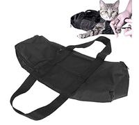 Ejoyous Cat Bath Bag, Cat Wash Bag, Shower, Scratch Protection, Mesh Panels, Portable, 420D PU Oxford Fabric for Bathing, Claw Trimming, Ear Care, Medication Administration