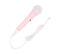 Ejoyous Children's Microphone, Wired Karaoke Microphone 3.5 Mm Plug with Clear Sound for Singing, Family Party, Birthday (Pink)