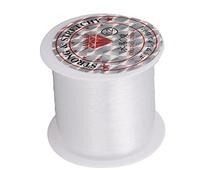 Ejoyous Clear Nylon String Cord, 0.2mm 142yd Nylon Thread for Aquarium Landscaping, with Wire to Tie Moss and Plants, for Jewelry Bracelet Making Hanging Decor Crafting