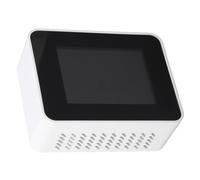 Ejoyous CO2 Air Quality Monitor, Portable 5 in 1 Carbon Dioxide Detector with Electrochemical Sensor Real Time Display HCHO TVOC Temp Humi for Home Office ABS Black 1 Pack
