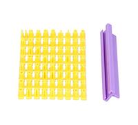 Ejoyous Cookies Mold English Letter Numbers Stamps Biscuits Mould Cake Mold DIY Baking Tools Yellow Purple Plastic for Baking Enthusiasts Kids