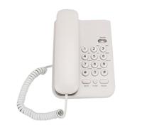 Ejoyous Corded House Phone, Lepne Home Telephones Wall Mountable Analog Phone Desk Tabletop Phones, Lepne For Hotel No Needed (White)