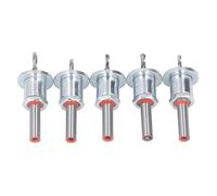 Ejoyous Countersink Drill Bit Set, 5 PCS Counter Sink Drill Bits Depth Adjustable Woodworking Counterbore Hole Saw Bits Hard Alloy Steel for Wood Metal Power Tool
