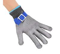 Ejoyous Cut Resistant Glove, Level 5 chainsaw Glove Chainmail Glove Barbed Wire Gloves Anti Needle and Glass Gloves, for Kitchen Butchers Meat Cutting Outdoor Work Protective Hand, EJOYOUSZVRDQ8WMTO