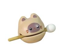 Ejoyous Cute Fish Zen Block Resin Percussion Instrument 4.1 X 2.7 X 2.4 in Mind Calming Desktop Ornament for Meditation Office Study Home Stress Relief (D)