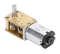 Ejoyous DC 12V Brush Motor, 6RPM Options, Red Copper Coil, Low Noise, Durable and Impact Resistant, 3 Layer Dust Isolation,N20 Motor for Intelligent Toy Simulation Robot Electronic Lock (DC12V53RPM)