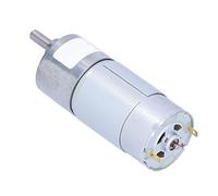 Ejoyous DC Gear Motor Copper Coil Electric Motor 12V 24V Variable Speed with Forward Reverse Speed Reduction 37mm D Shaft for Curtains Door Locks Vending Machines (DC12V 89RMP)