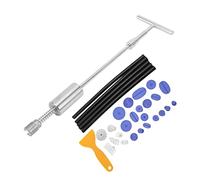 Ejoyous Dent Puller Kit Metal and ABS Car Dent Remover 33pcs with T Bar Glue Sticks Scraper and Pulling Tabs for Auto Body Damage Repair and Users