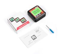 Ejoyous Digital Angle Finder, Magnetic Base Electronic Protractor with LCD Display for Accurate Measurements and Easy Reading (White)