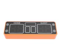 Ejoyous Digital Scoreboard ABS PC LED Score Keeper with 2000mAh Battery 0 to 99 Scoring 99 59 Countdown Timer Touch Controls for Indoor Outdoor Basketball Table Tennis (Orange)