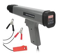 Ejoyous Digital Timing Light Gun, Advanced Ignition Timing Adjustment Tool with LED Display 0 to 60 Degree 6V 12V Reverse Polarity Protection for Cars Motorcycles ABS Black 1 Pack
