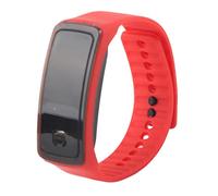 Ejoyous Digital Watch, 12-Hour Display Electronic Wristwatch Rectangle Shaped LED Sports Watch with Silicone Strap for Teens Boys Girls (Red)