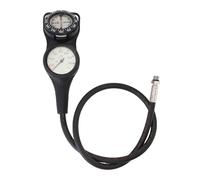 Ejoyous Diving Pressure Meter Compass Combo Plastic Multi Unit Instrument Clear Display for Recreational and Professional Divers, Pressure and Direction Reading, Lightweight Operation
