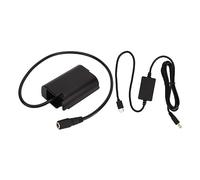 Ejoyous DMW DCC17 DC Coupler, 7.4V-8.4V Output 5V 9V 12V 15V 20V Input High Conversion Efficiency DMW DCC17 AC Power Adapter Kit ABS Type C for GH6 Cameras