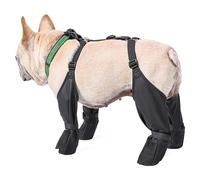 Ejoyous Dog Boots, Dog Suspender Boots, Shoes, Non-slip Boot Leggings, Adjustable for Walks on Snowy Winter Days (M)