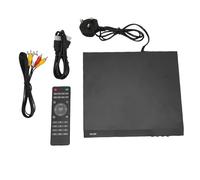 Ejoyous DVD Player, 1080P HD All Region CD Player Home Theater Compact Disc with USB MP3 Playback Remote Control and Mic Input for Home Theater Entertainment (UK Plug)