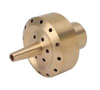 Ejoyous Ejoyous Brass Fountain Nozzle, Durable Water Spray Head with Internal Thread Connection, Creates 3 Layers Parabolic Spray for Garden Pond and Fountains (G2 Inch) (G2 Inch)