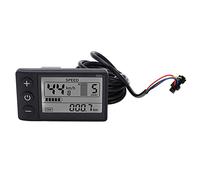 Ejoyous Electric Bike LCD Display Meter, 24V 36V 48V S866 Electric Scooter Control Panel with SM Plug Water Resistant Large Screen for 22.2mm/0.9in Handlebars