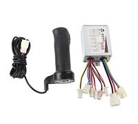 Ejoyous Electric Bike Speed Controller with Throttle, Scooter Twist Throttle with Motor Control Box Throttle Grip with Speed Brushed Controller (36V500W)