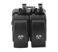 Ejoyous Electric Window Control Double Switch Button, Plastic Material, Ideal Replacement for Clio II 2 Window Control, Perfect Fit for Right Hand Drive Models