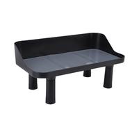 Ejoyous Elevated Dog Bowl Stand, Adjustable Pet Feeding Station Raised Dog Table for Feeding Puppy Feeder Dish Stand with Silicone Mat, for Large Medium Small Sized