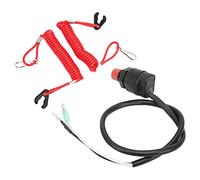 Ejoyous Emergency Training Switch Safety Lanyard Engine Training Stop Switch Lanyard Replacement for Outboard Motors ATV Boat Bike with 2 Safety