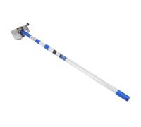 Ejoyous EWckenkelle Wall Spatula with 2m Telescopic Pole, Stainless Steel Surface Spatula with 360 Degree Rotatable Head Multifunctional Smoothing Drywall Tool, for