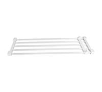 Ejoyous Extendable Closet Shelf, Adjustable Stable Storage Rack, Scalable Storage Rack Separator Wardrobe Cupboard Divider DIY Organizer Rod for Kitchen Bathroom Bedroom, Stainless Steel Organizer