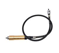 Ejoyous Flex Shaft Extension Chuck, Rubber ABS Aluminum Alloy Flexible Shaft Drill Chuck 0.3 to 6.5mm, Reduced Vibration, High Concentricity, for Drilling Engraving Grinding