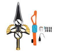 Ejoyous Flying Sword RC Airplane, Control Remote Control Airplane with LED Lights and Crash Proof Foam, 20 Minute Flight Time for Adults and Kids Beginners (Black Gold Color)