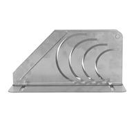 Ejoyous Foam Pipe Cutter Tool Stainless Steel Adjustable Pipe Insulation Cutting Guide 45 Degree Angle with 4 Curved Sizes 20-50mm 60-90mm for HVAC Plumbing Installers