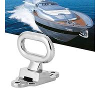 Ejoyous Folding Boat Mast Steps, Folding Boat Step Up Stainless Steel Foot Step Canal Boat Silver Polished, for Climbing High Places of Marine Yachts Safety Boat Hardware