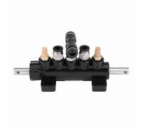 Ejoyous Foot Pedal Valve Type B 8 Mm for Tire Mounting (3) | Compressed Air Control, Metal and ABS, Pipe Size, 10 Mm Rod, Two Silencers, for Workshop equipment.