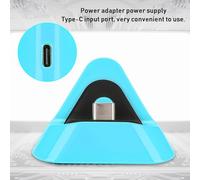 Ejoyous Gaming Machine Charging Tool, Gaming Machine Charger Portable Type C Input for Home (Blue Green)