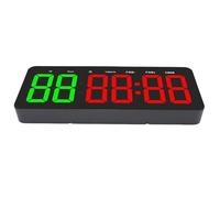 Ejoyous Gym Timer, ABS Interval Fitness Timer, 12.4 Inch Display, Remote Control, Count Up Countdown TABATA FGB Modes, 3.1 Inch Digits for Gym Home Workout Training