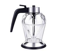 Ejoyous Honey Dispenser, 200ML No Drip Glass Honey Jars with Stand, Easy Use Elegant Coffee Syrup Dispenser for Tea Time Home Kitchen Any Occasion (200ml diamond oil pot)