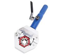 Ejoyous Hydraulic AC Hose Crimper, High Carbon Steel Manual Tool with 7 Dies, Perfect for Outdoor Rescue and Mobile Repairs