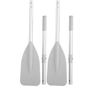 Ejoyous Inflatable Boat Paddles, High Toughness Inflatable Boat Dinghy Canoe Water Marine Sports Aluminium Alloy Boat Oars 2pcs Kayak Paddle Rod Set