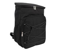 Ejoyous Insulated Cooler Backpack, Large Capacity Oxford Cloth Cooling Bag with Side Pockets, Black, for Camping Hiking Lunch Picnic